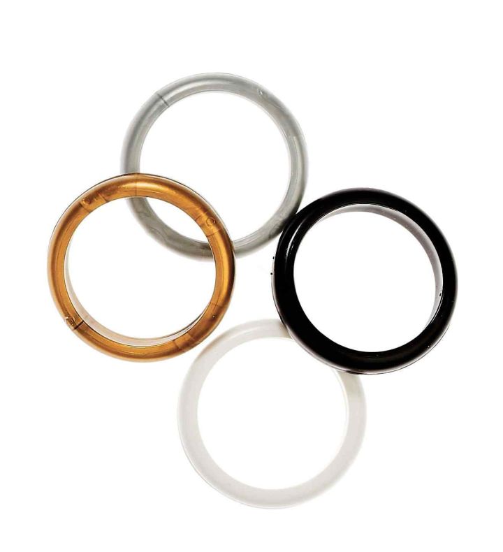 Bangle Weights - Gold, Silver, White and Black