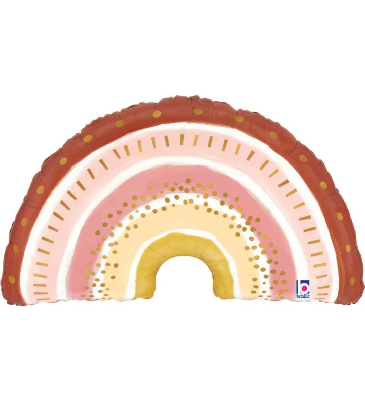 36" Betallic Boho Rainbow Shape