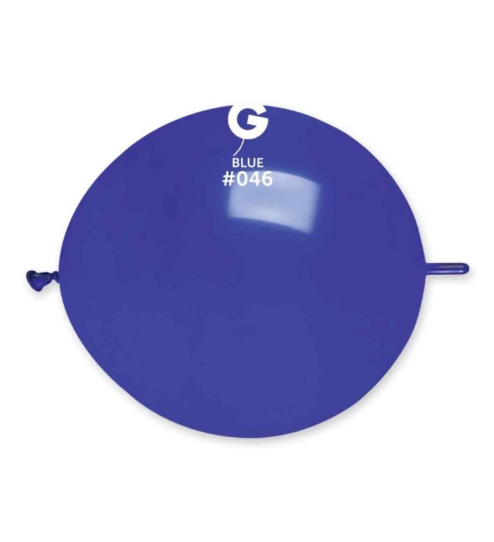 13" Gemar Blue 046 Link Latex Balloons 50ct