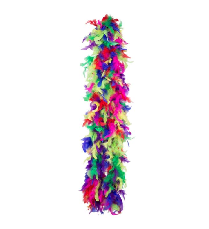 Feather Boa 50g Party Rainbow