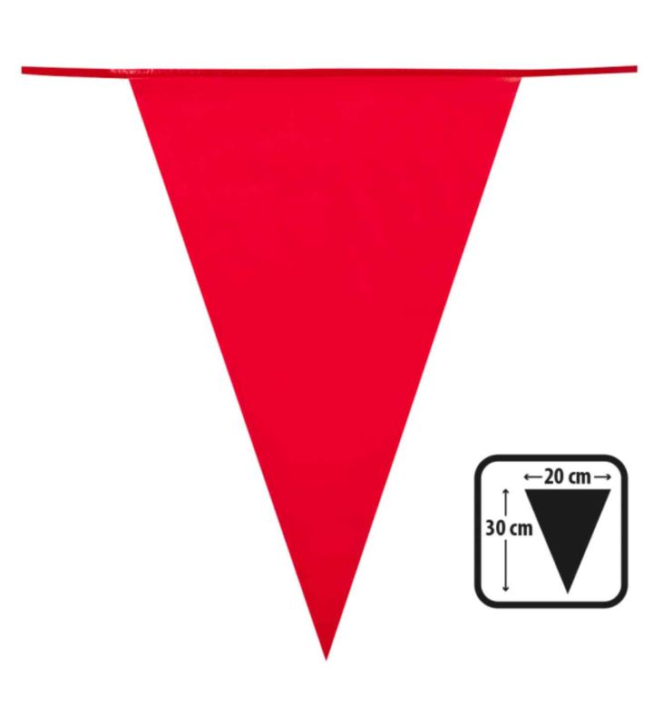Bunting - Red 10M