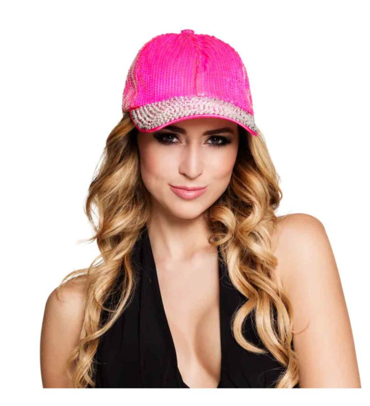 Cap Bling Hot Pink
