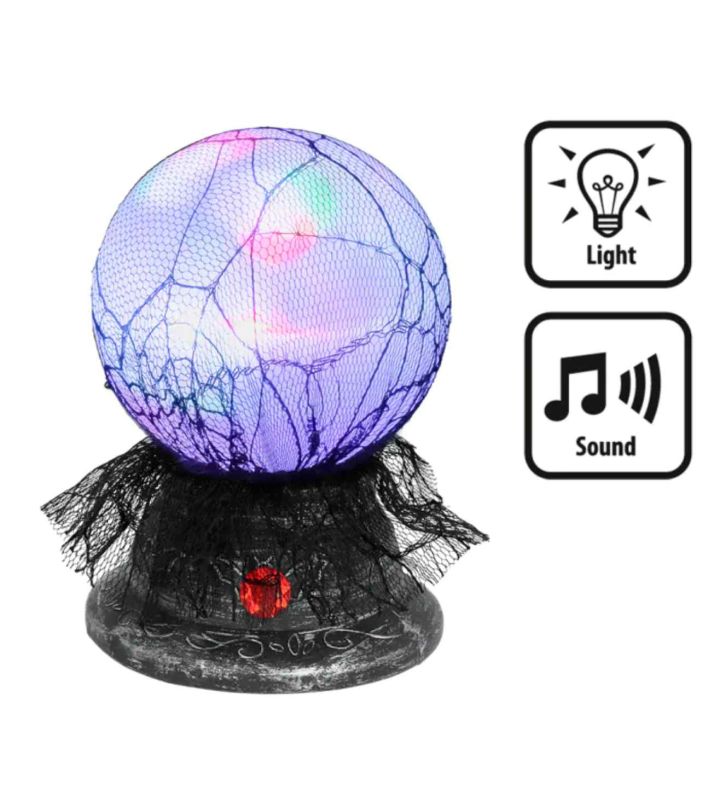 Crystal Ball w/ Light and Sound
