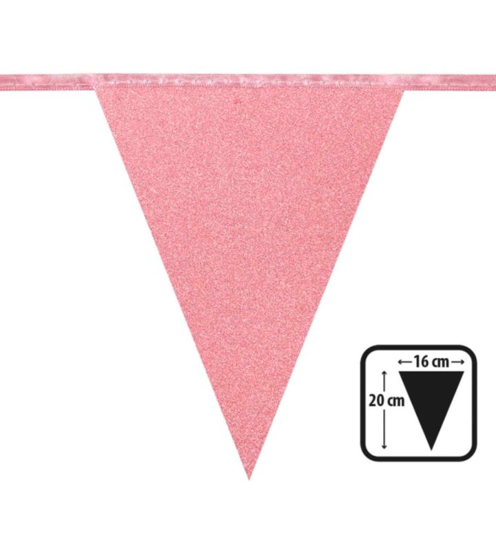 Glitter Bunting Rose Gold