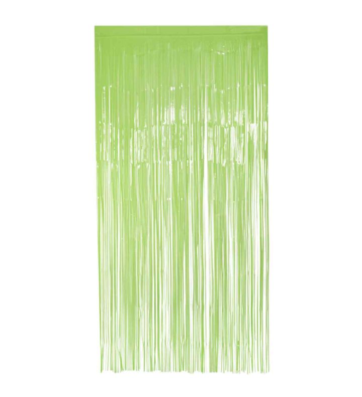 Foil Curtain Neon Green