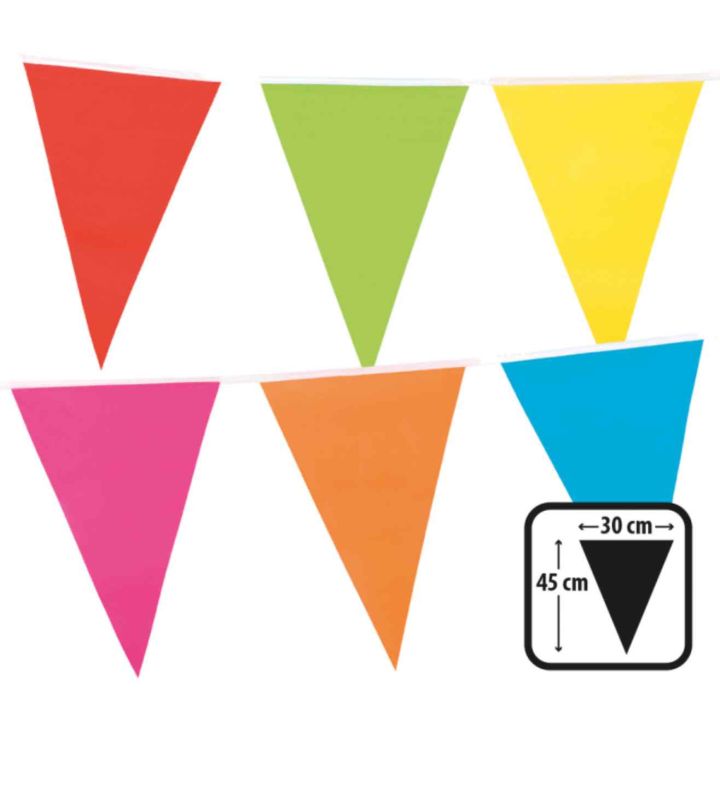 Giant Bunting Multi-coloured 10m