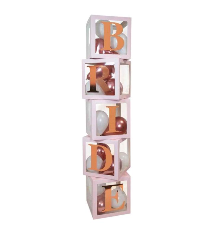 Bride Balloon Boxes