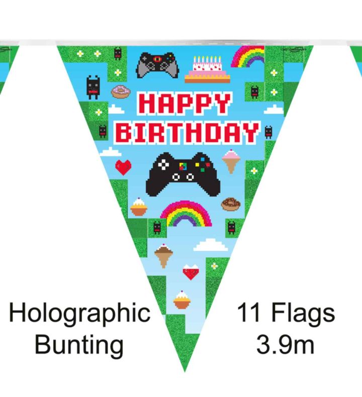 3.9m Oaktree 'Happy Birthday' Blox Game Bunting