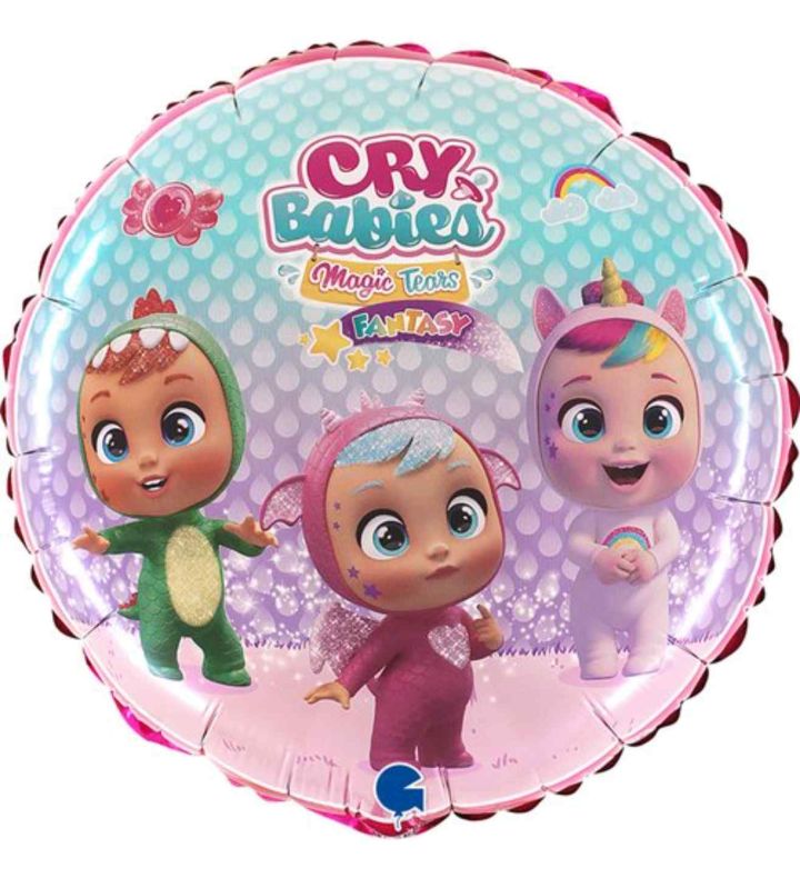 18" Grabo Cry Babies Round