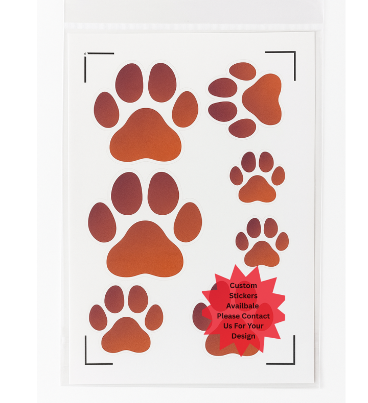 Paw stickers
