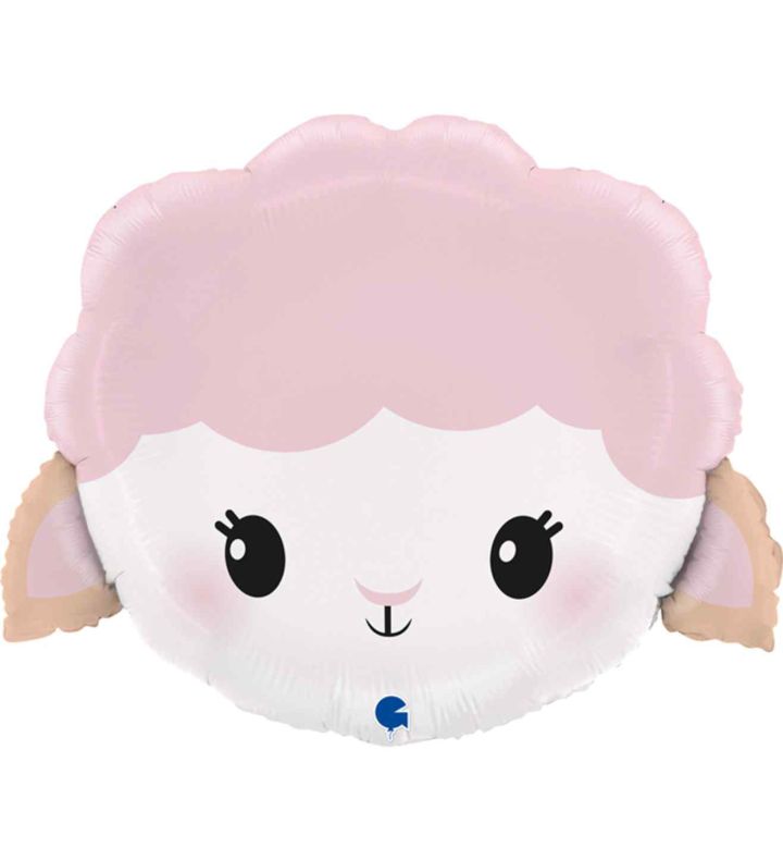19" Cute Sheep Foil Balloon
