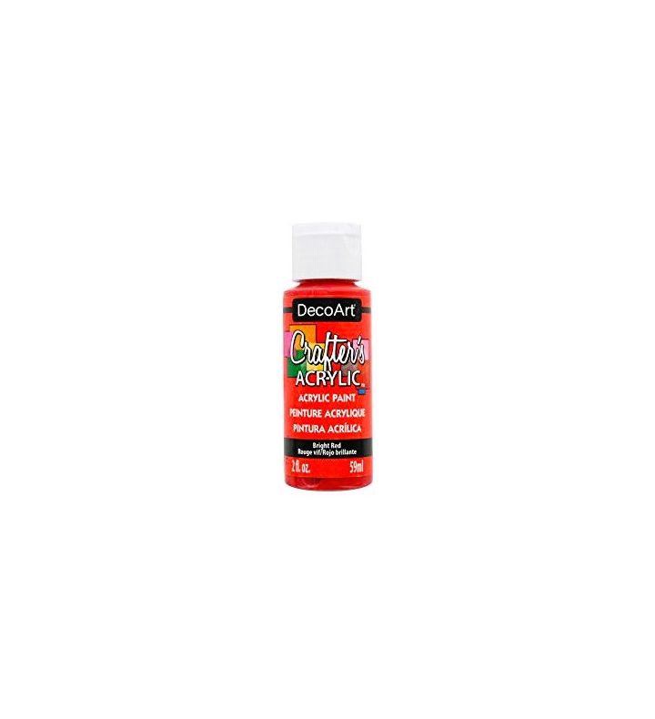Deco Art Crafters Acrylic Paint Bright Red