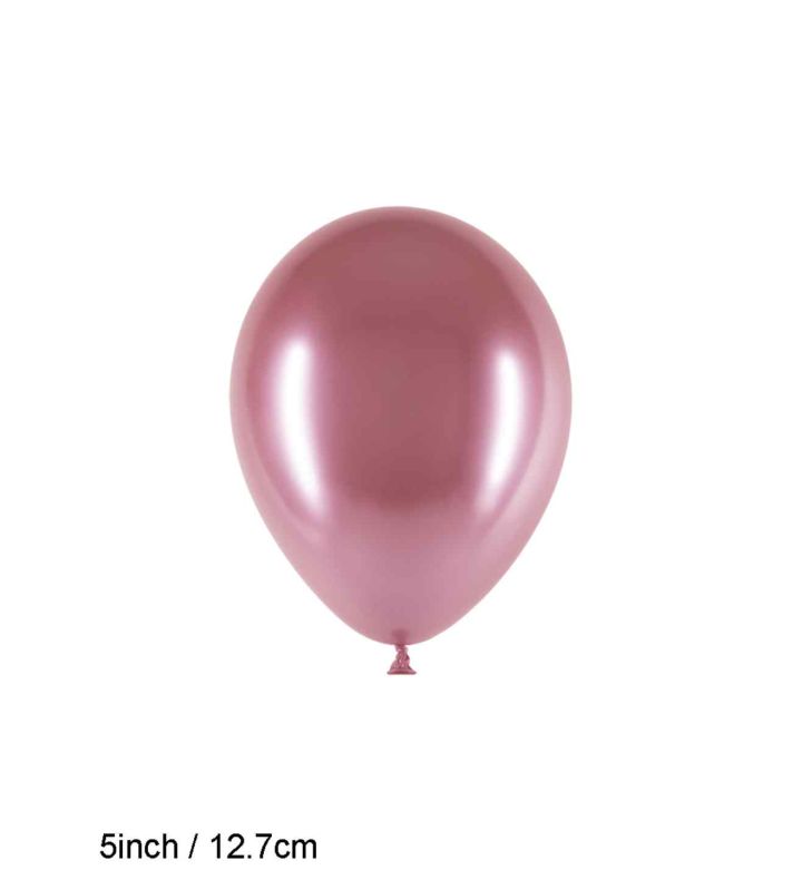 5" Decotex Chromium Mauve 114 Latex Balloons 50ct
