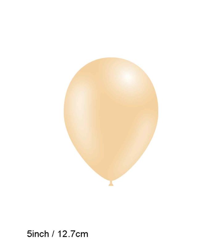 5" Decotex Fashion Solid Blush 80 Latex Balloons 100ct