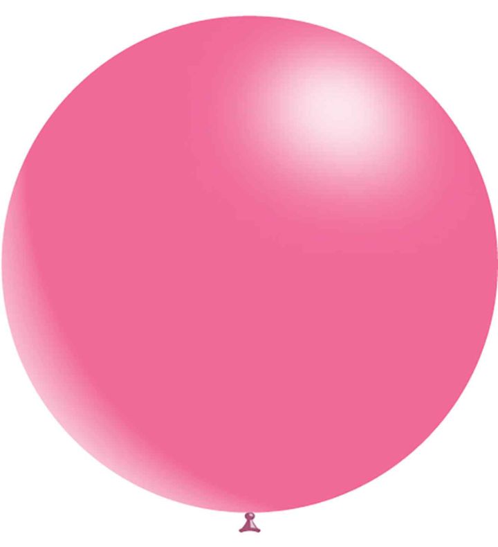 36" Decotex Fashion Solid BubbleGum Pink 33 latex Balloons 2ct