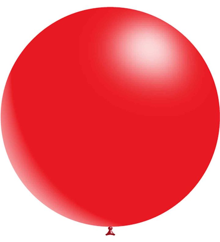 36" Decotex Fashion Solid Red 16 Latex Balloons 2ct