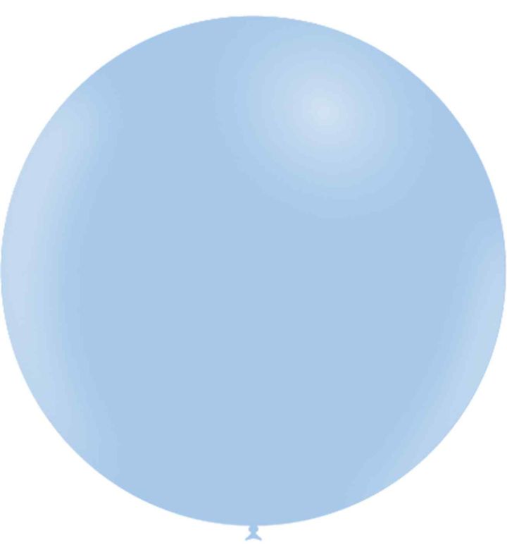 36" Decotex Matte Pastel Blue 106 Latex Balloons 2ct