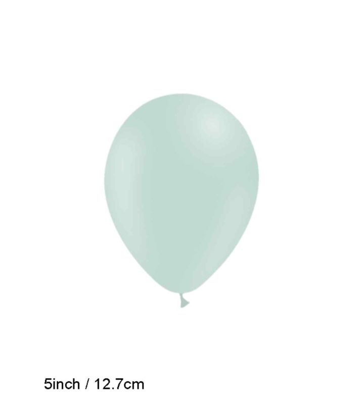 5" Decotex Matte Pastel Green 110 Latex Balloons 100ct