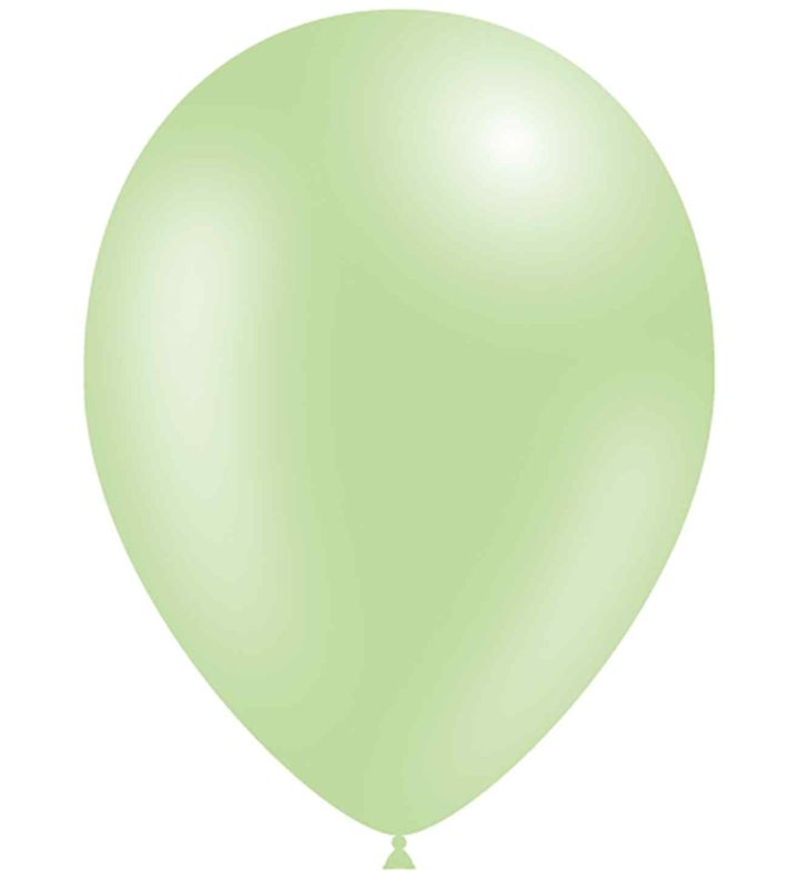 11" Decotex Fashion Solid Pastel Green 13 Latex Balloons 50ct