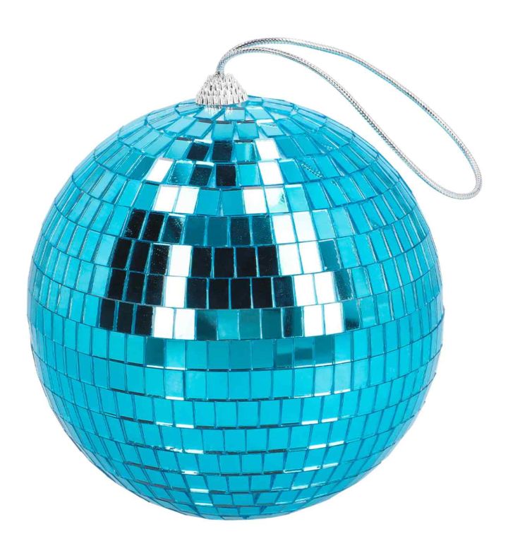 15cm Disco Ball Light Blue