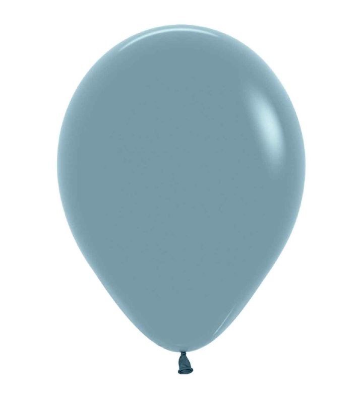 12" Sempertex Pastel Dusk Blue 140 Latex Balloons 50ct