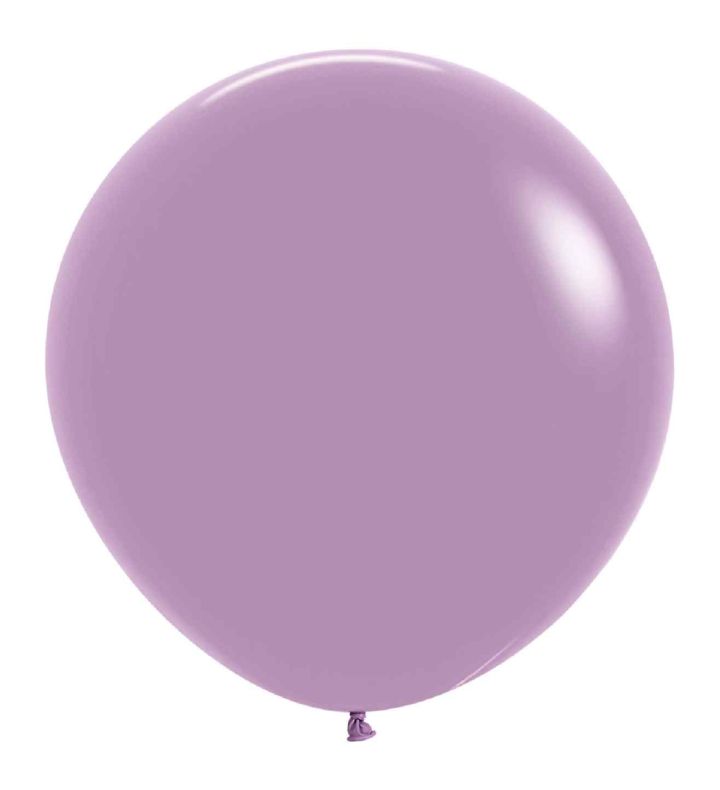 24" Sempertex Pastel Dusk Lavender150 Latex Balloons 3ct