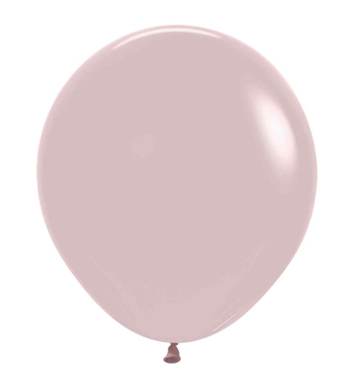 18" Sempertex Pastel Dusk Rose 110 Latex Balloons 25ct