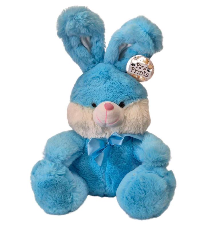 Easter Bunny Soft Toy 30cm - Blue