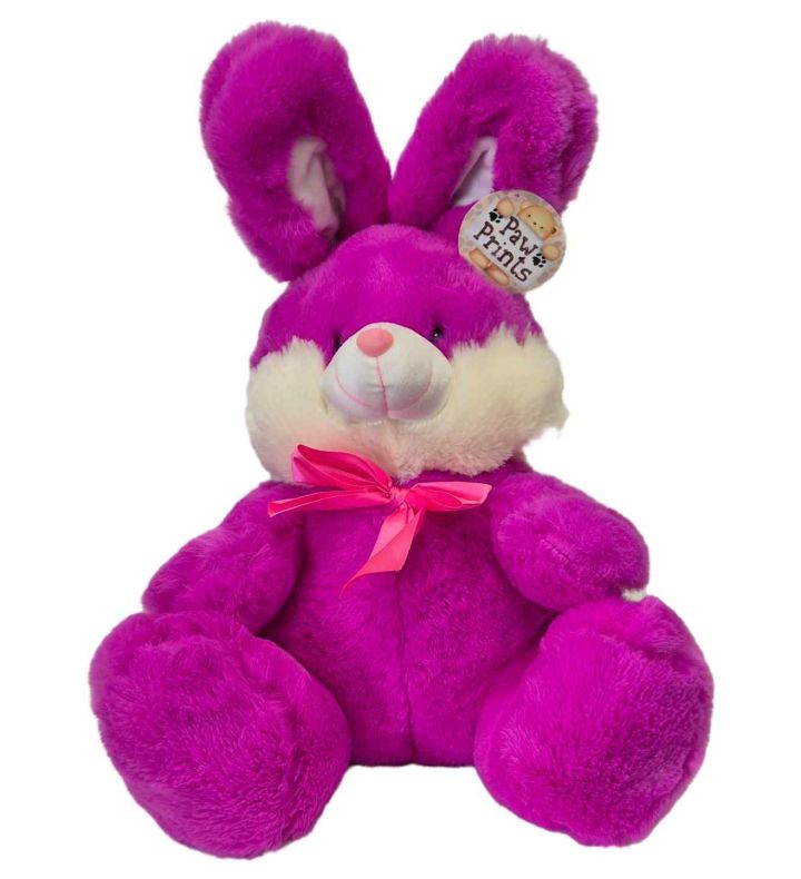 Easter Bunny Soft Toy 30cm - Purple