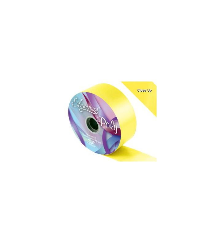 Eleganza Poly Ribbon Yellow 11 - 50mm x 91m