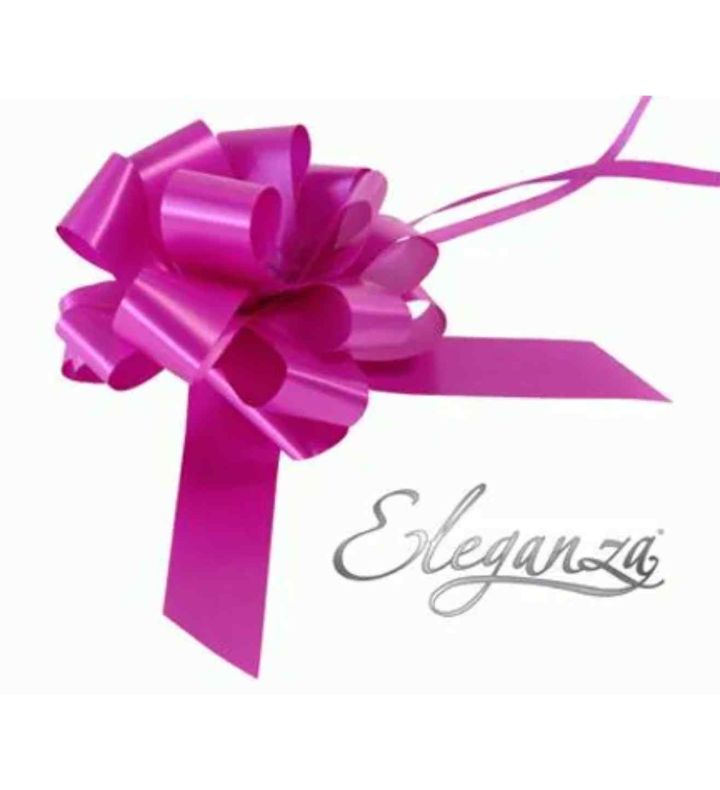 Eleganza Poly Pully Bows Fuchsia - 30mm x 30pcs