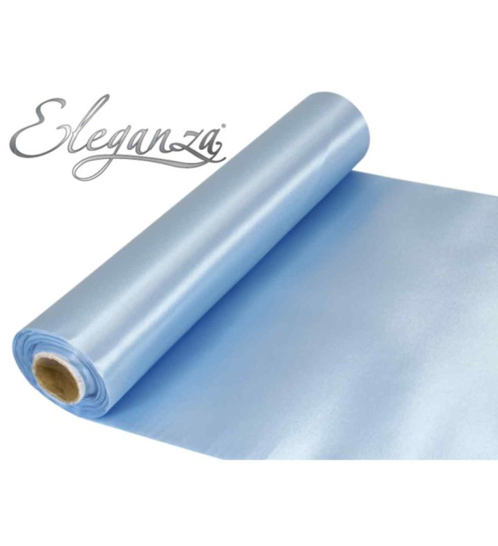 Eleganza Satin Fabric Light Blue - 29cm x 20m