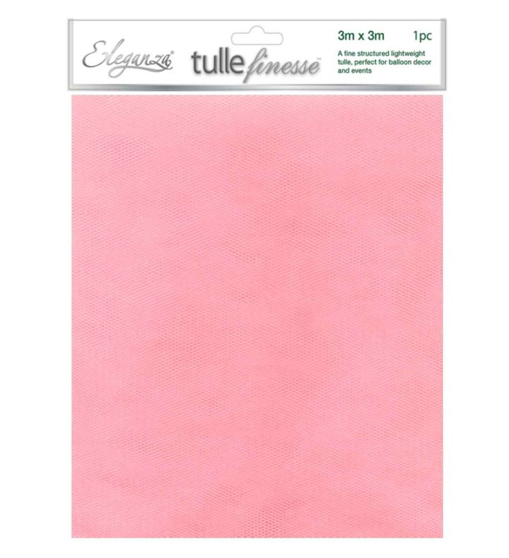 Eleganza Tulle Finesse 3m x 3m Light Pink 1ct.