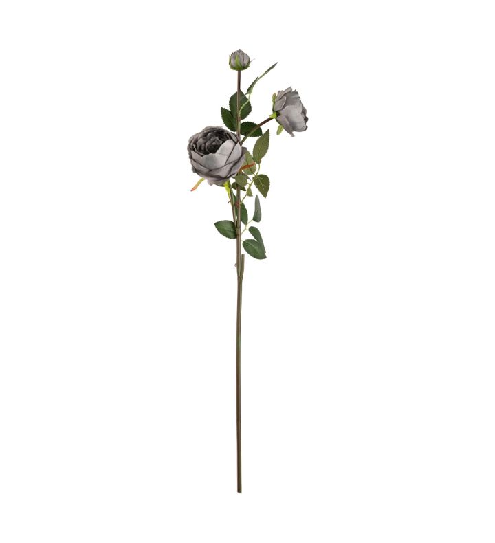 Elizabeth Garden Rose Spray x 3 Grey
