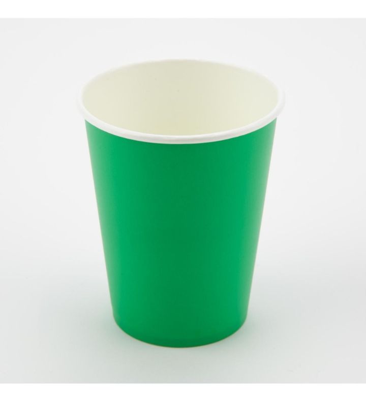 Paper Cups Emerald Green Oaktree 9oz 8ct