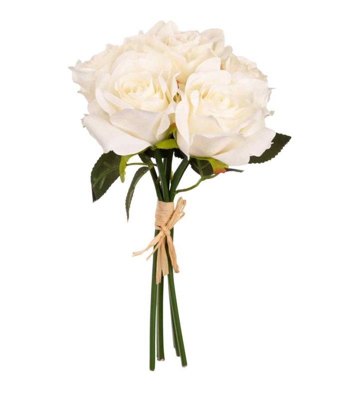 Eugenie Rose Bunch x6 White
