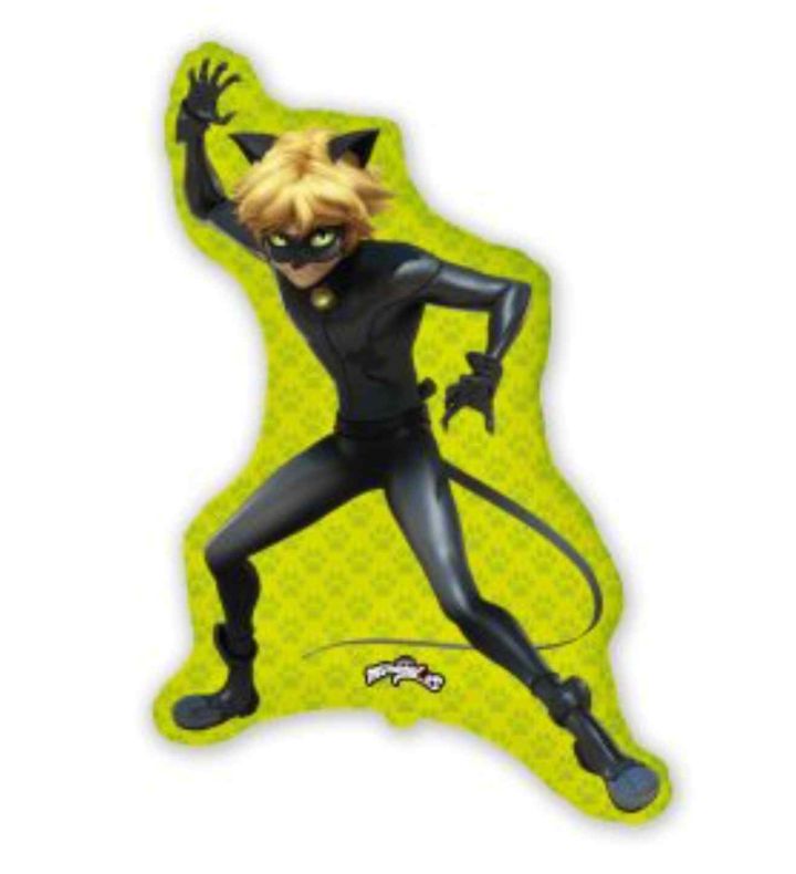 32" Flexmetal Miraculous Cat Noir Foil Balloon