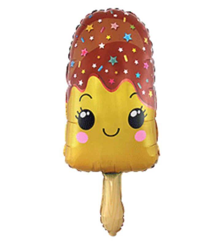 Mini Ice Lolly Gold Foil Balloon