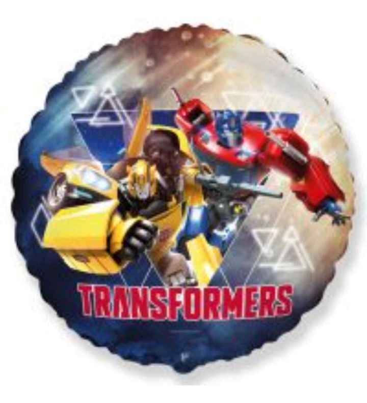 18" Flexmetal Transformers Friends Round