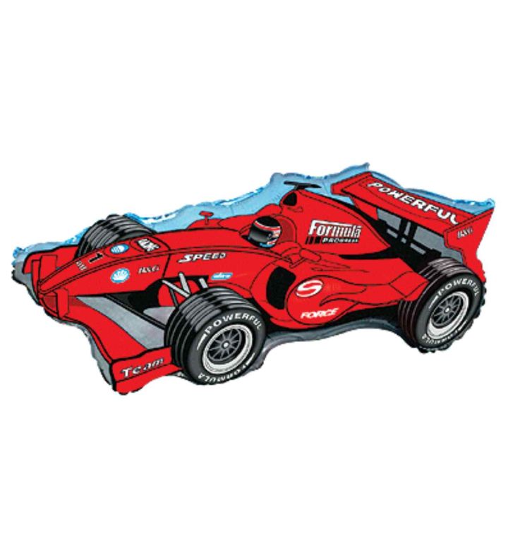 6" x 12" Flexmetal Formula Racing Car Red Mini