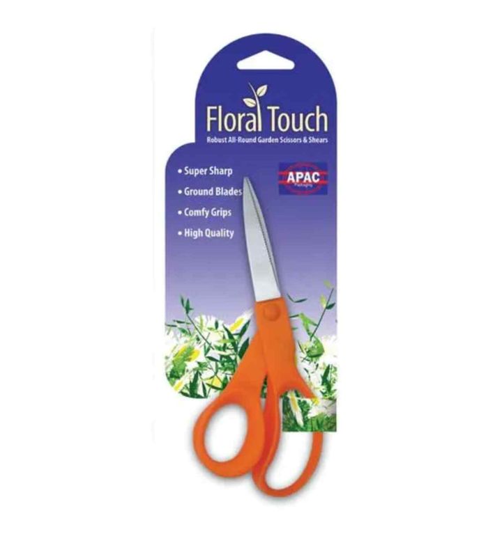 APAC Floral Touch Serrated Edge Scissors