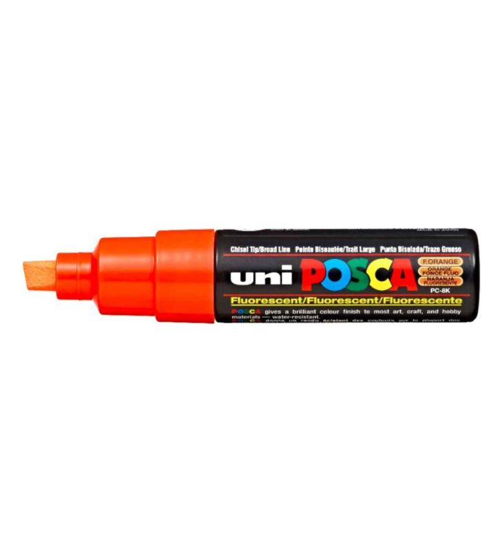 Fluo Orange POSCA Broad Chisel Tip