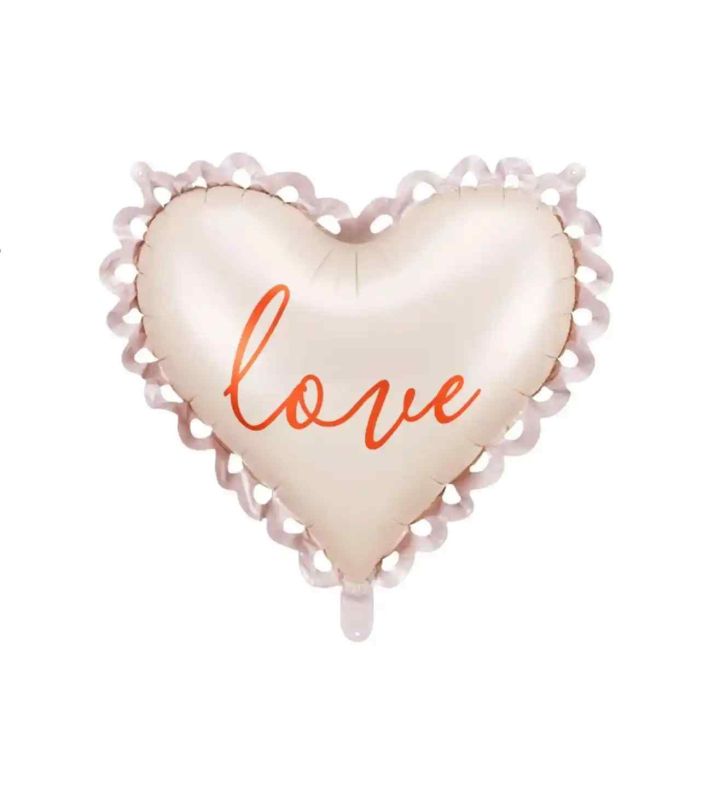 Foil love Heart Party Deco 50x47cm