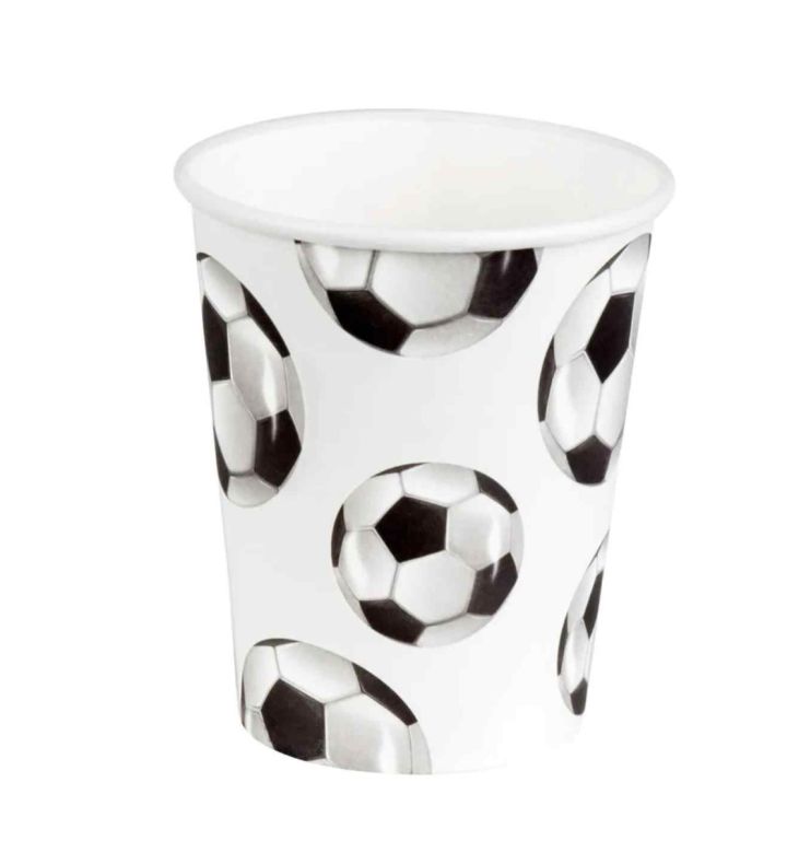 Football Paper Cups 10pc 25cl