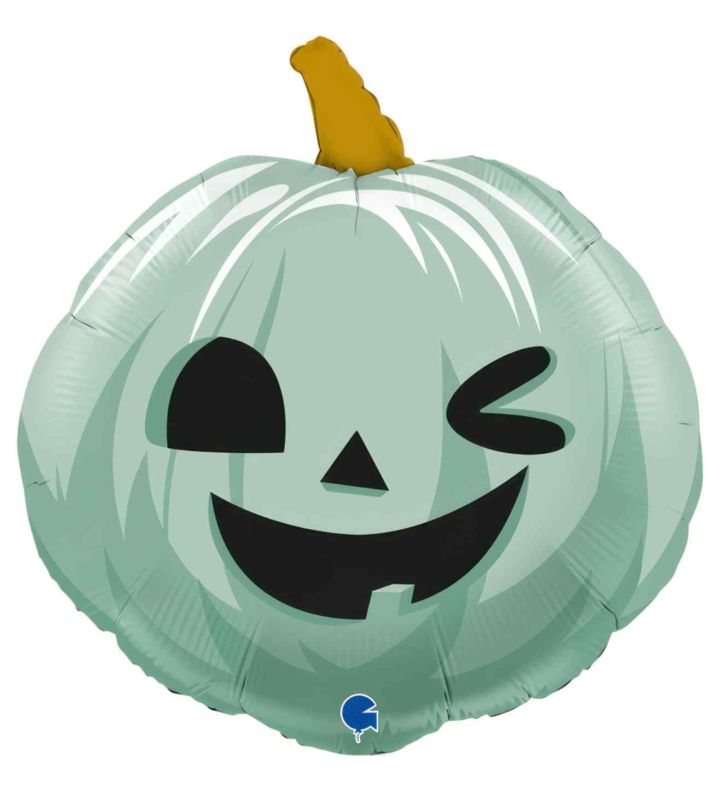 22" Funny Pumpkin Green