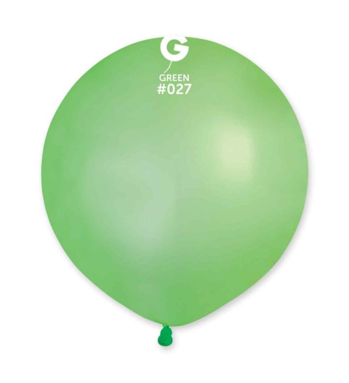 19" Gemar Neon Green 027 Latex Balloons 25ct