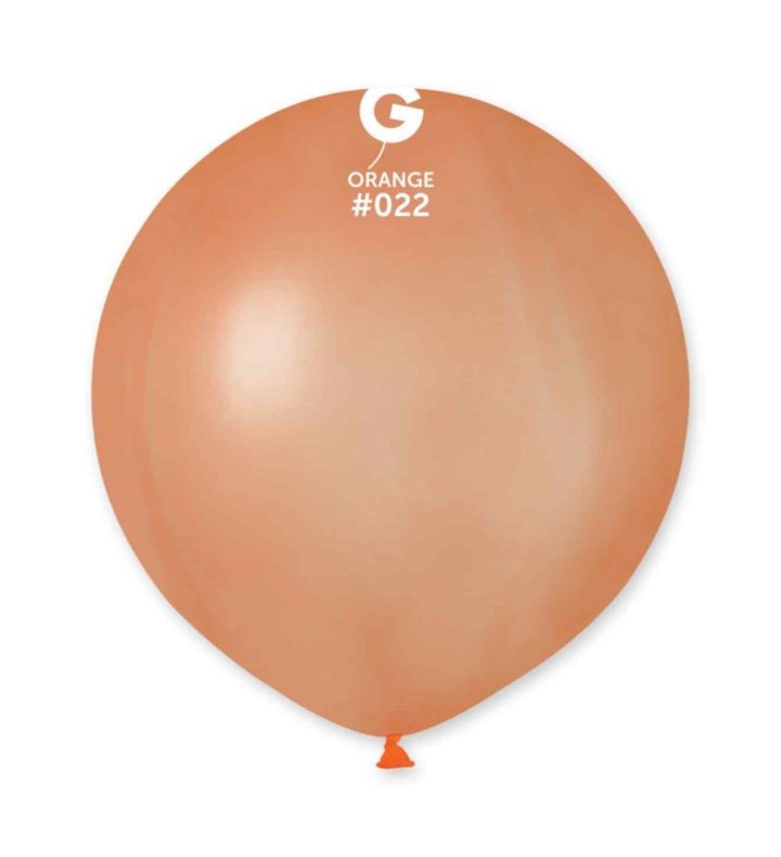 19" Gemar Neon Orange 022 Latex Balloons 25ct