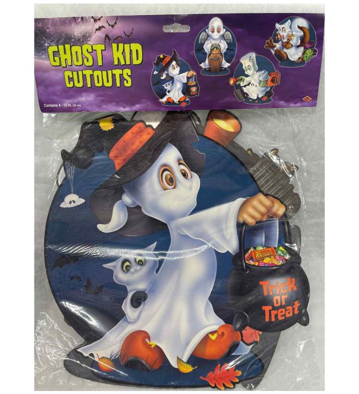 Ghost Kid Cutouts
