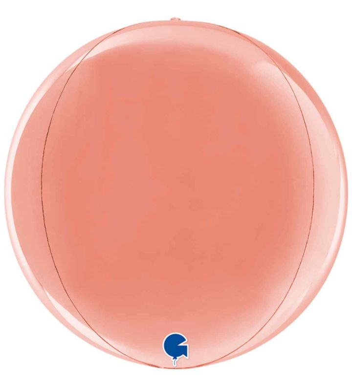 11" Grabo Rose Gold 4D Globe