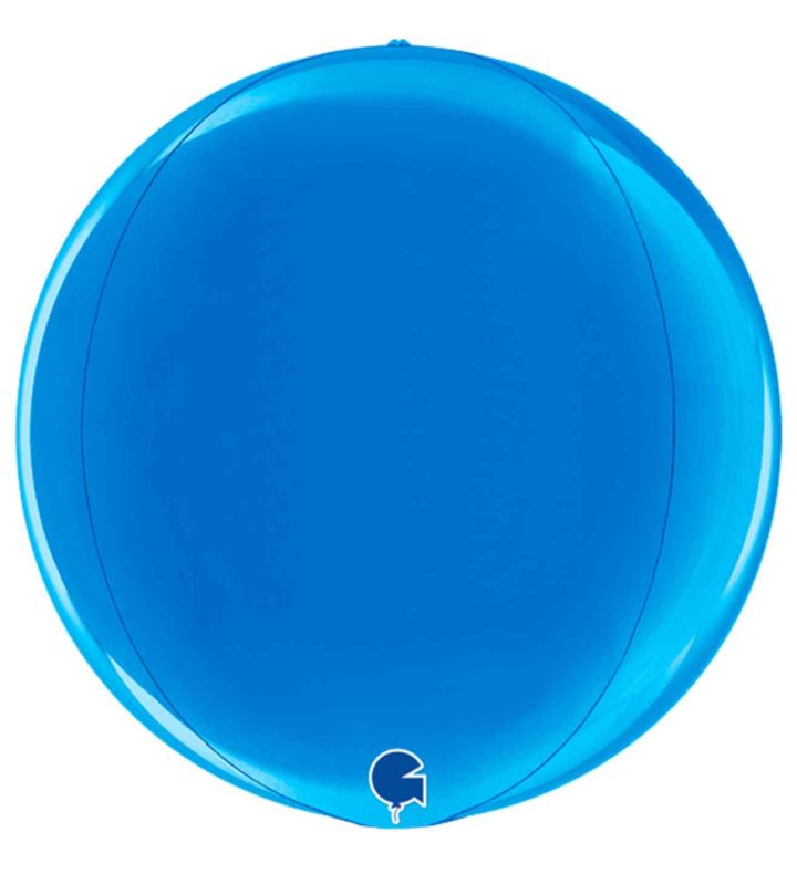 15" Grabo Blue Globe 4D Shape